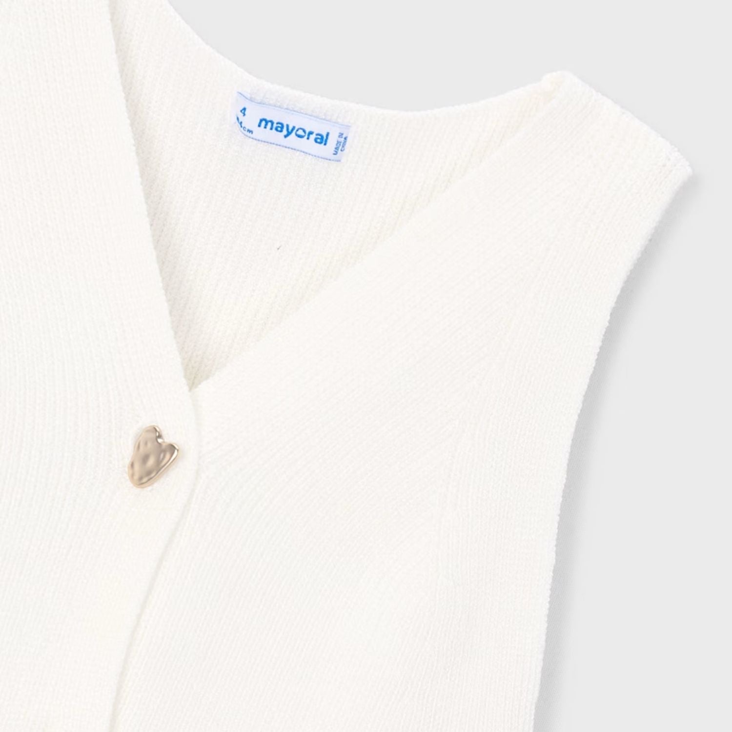 Chaleco Tricot Marfil