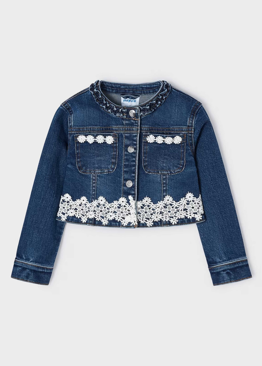 Chaqueta Jean Cropped Fantasía Niña