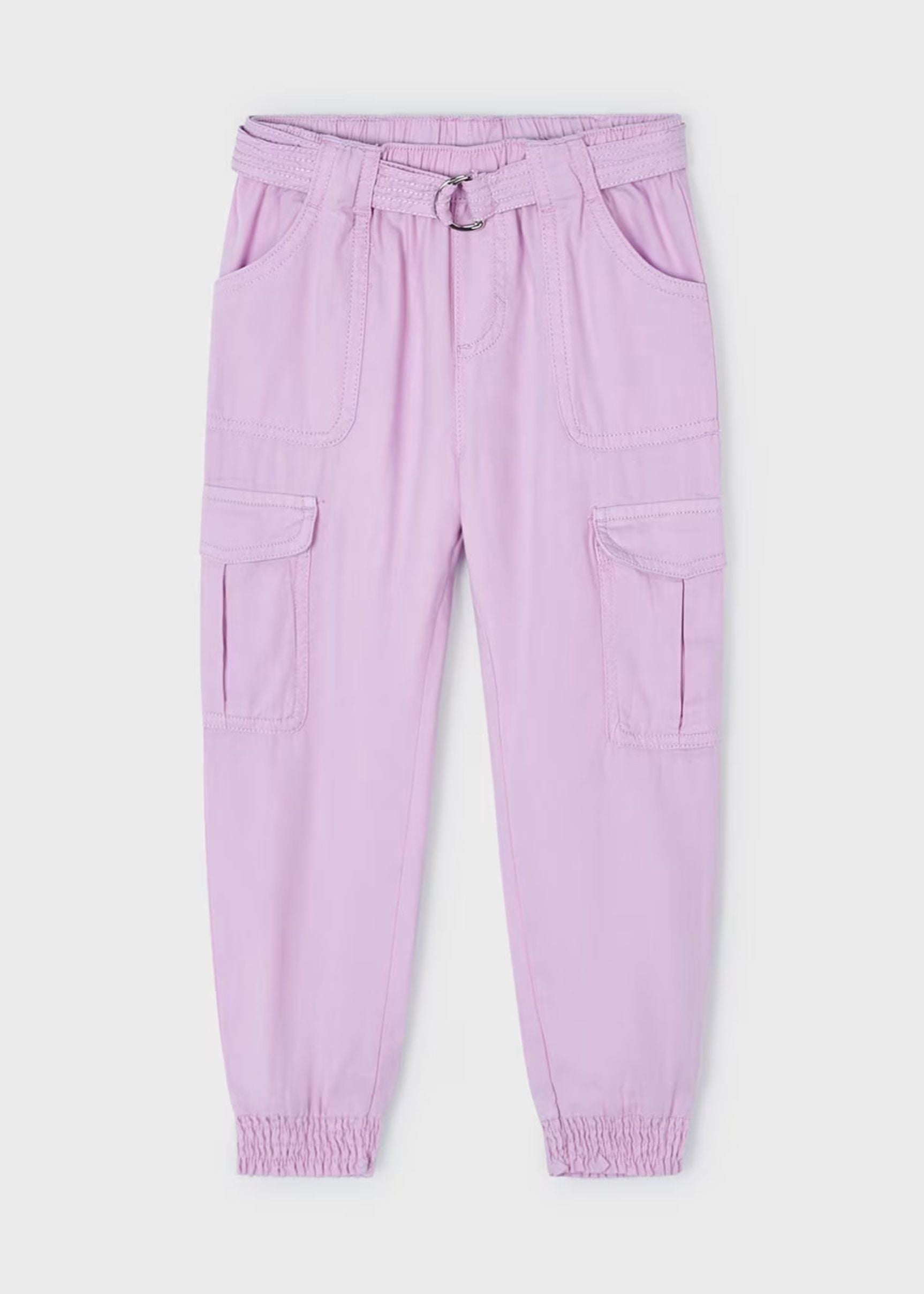 Pantalón Jogger Cargo Malva Niña