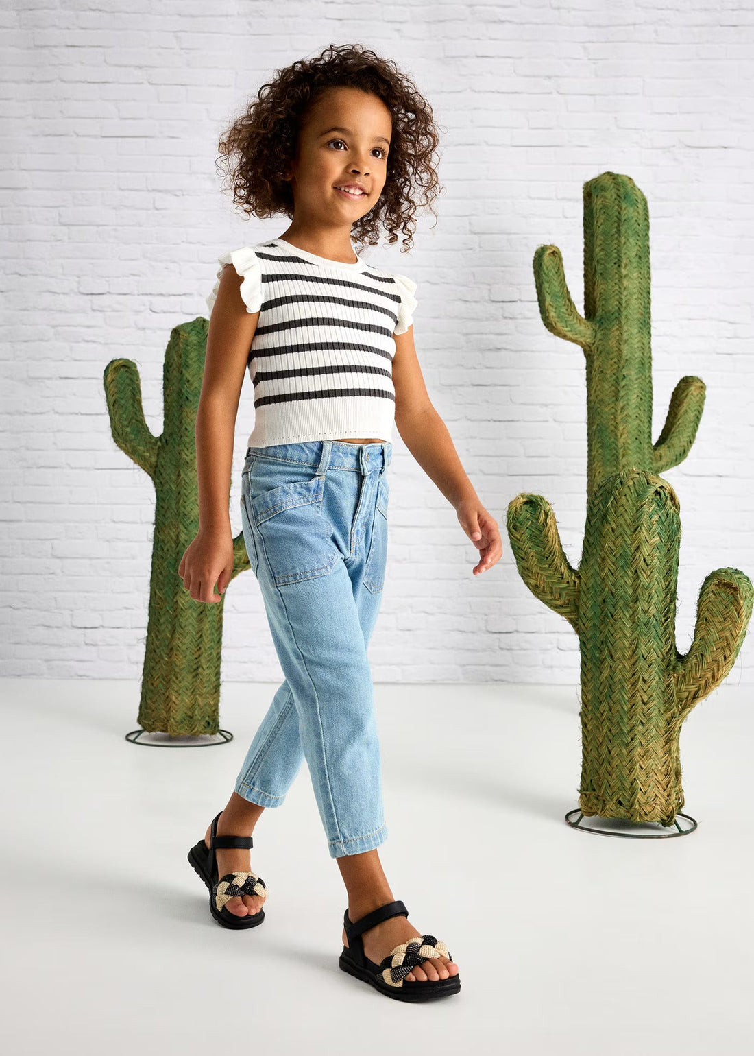 Jeans Mom Fit Bleach
