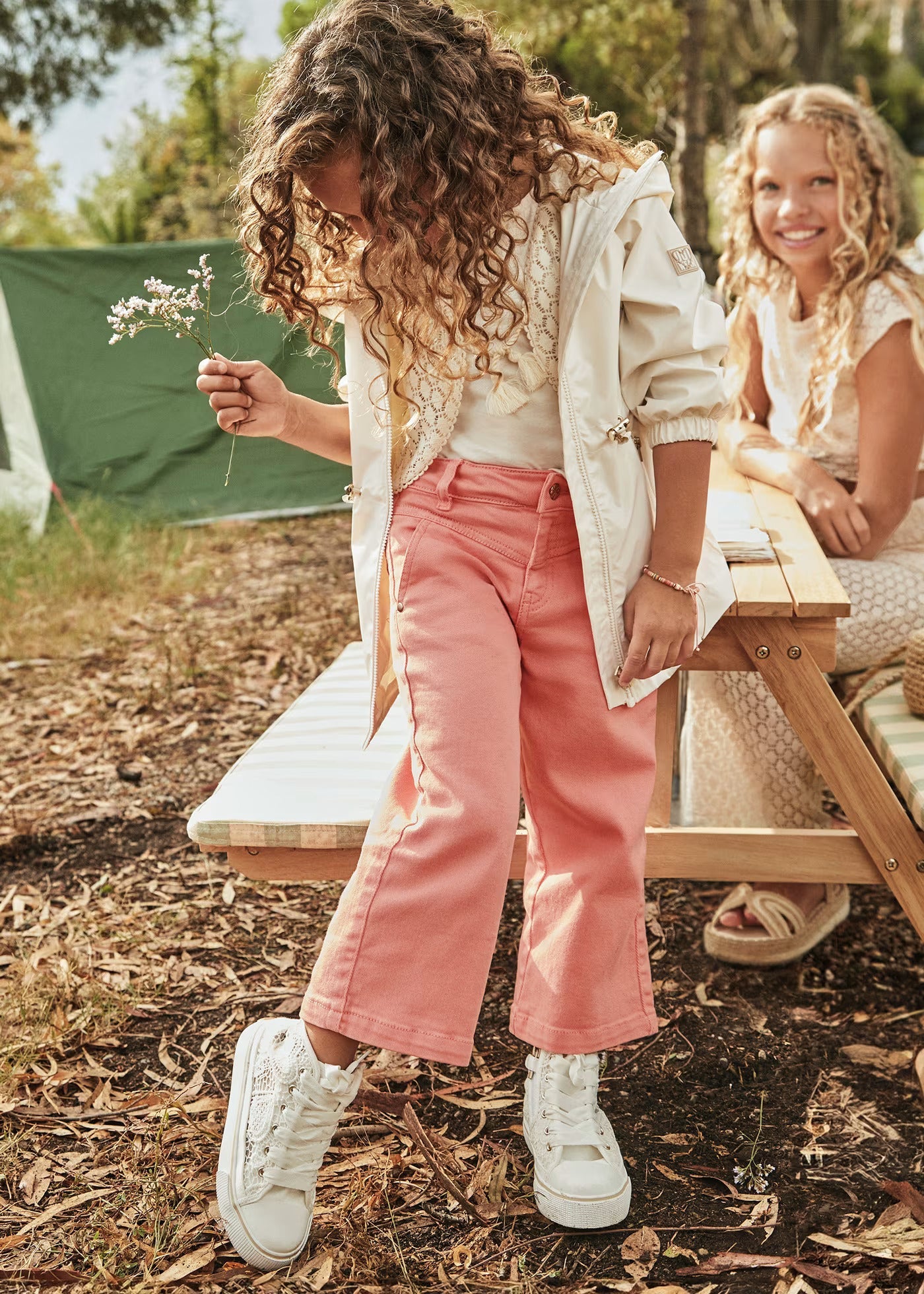Pantalón Wide Leg Salmón