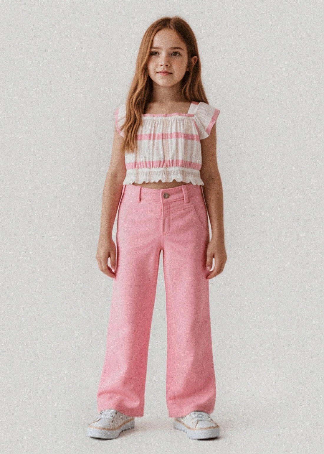 Pantalón Wide Leg Rosa