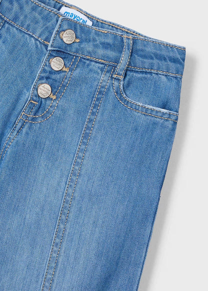 Jeans Wide Leg Botones