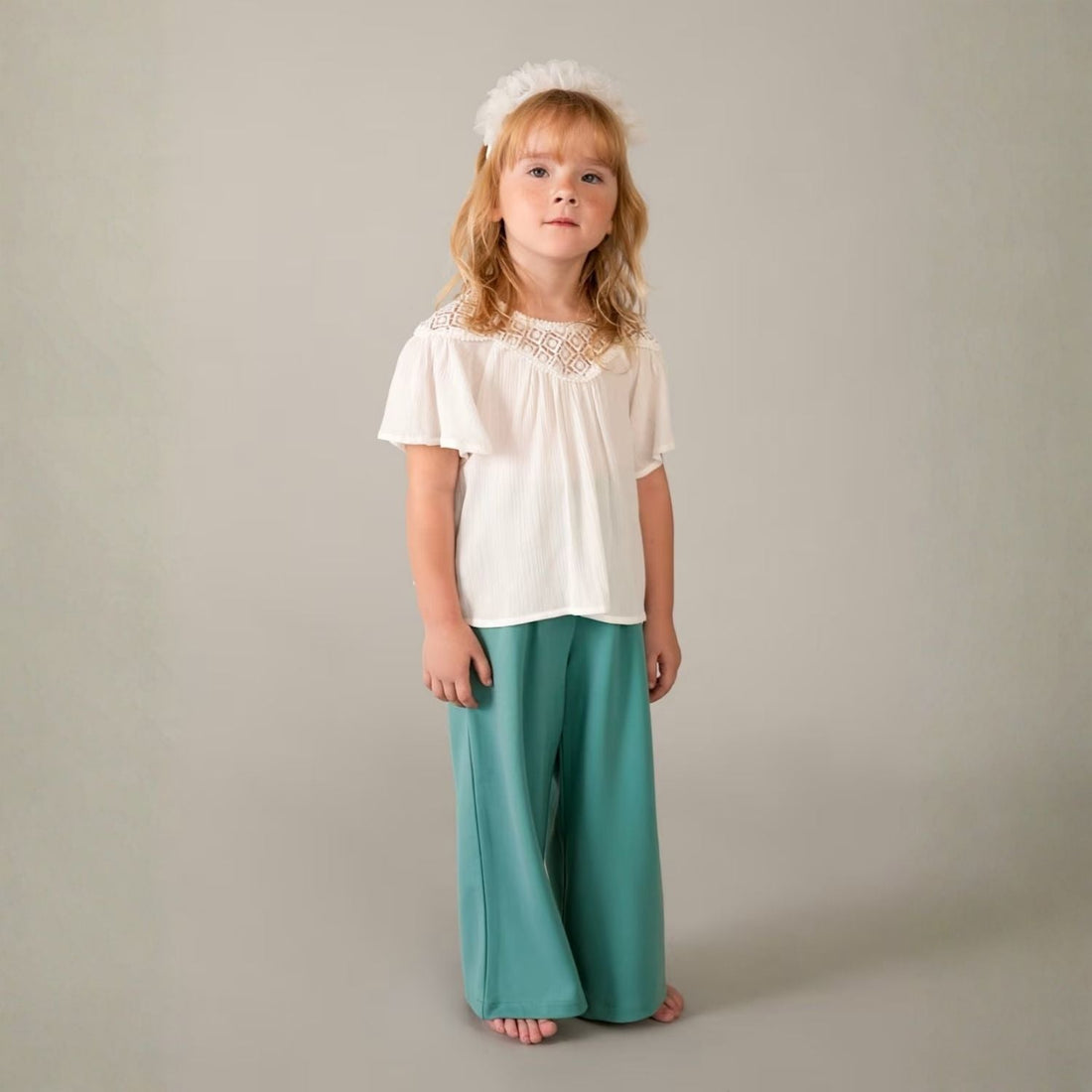 Pantalón Punto Roma Menta