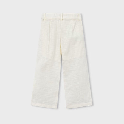Pantalón Lino Bordado Lazo