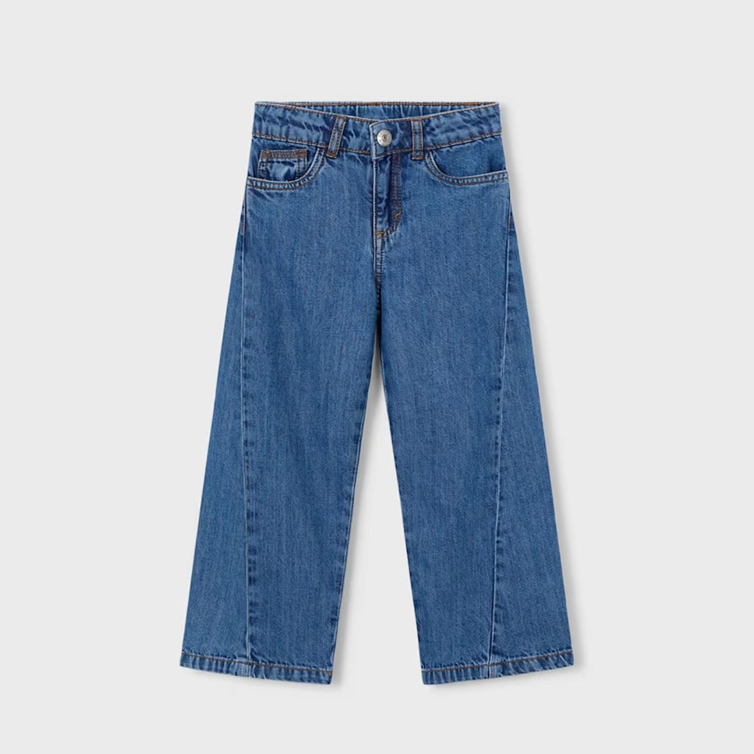Jeans Wide Leg Fluido Oscuro