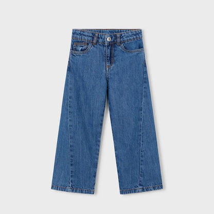 Jeans Wide Leg Fluido Oscuro