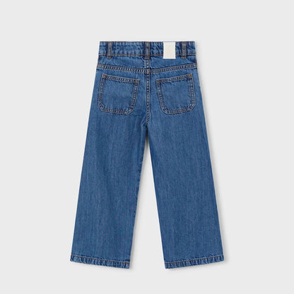 Jeans Wide Leg Fluido Oscuro