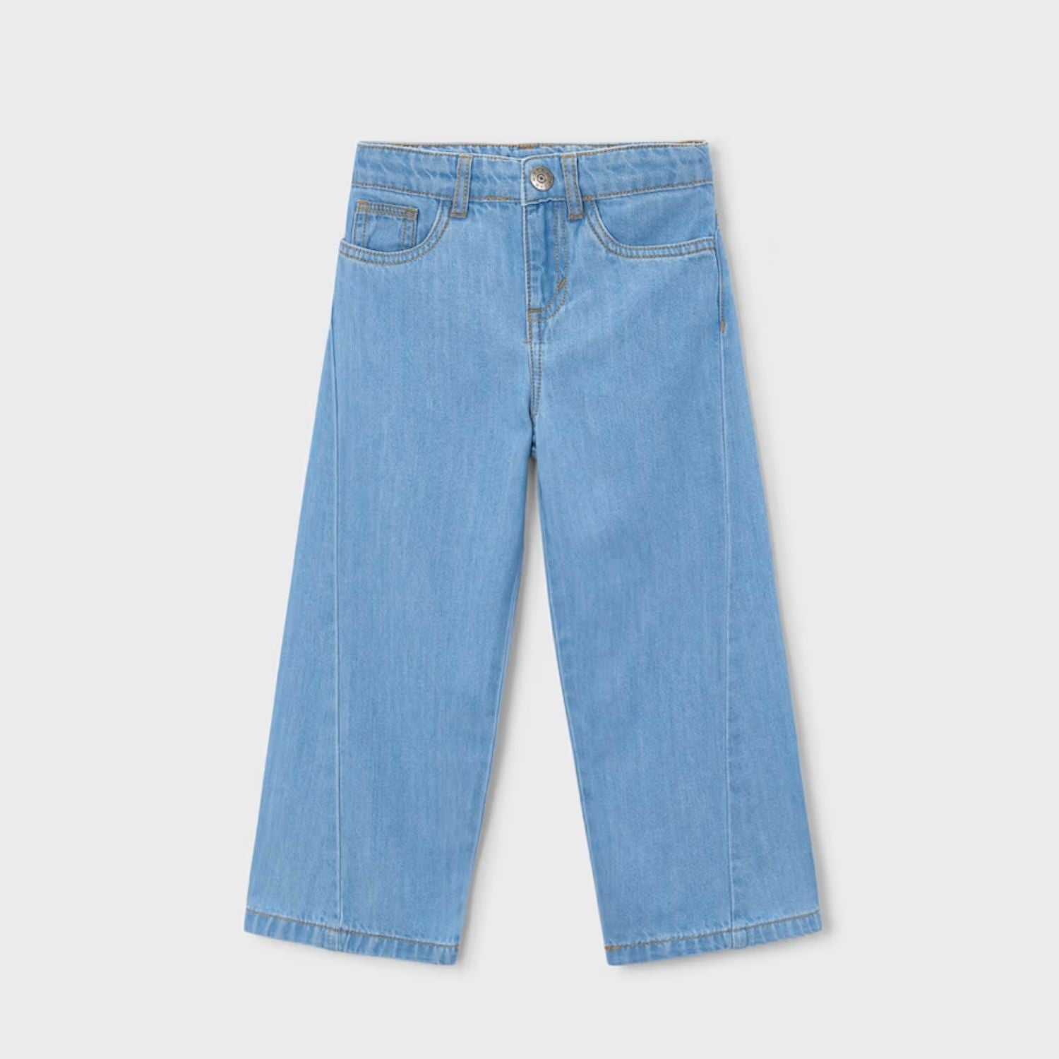 Jeans Wide Leg Fluido Claro
