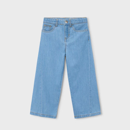 Jeans Wide Leg Fluido Claro