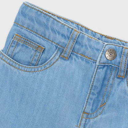 Jeans Wide Leg Fluido Claro