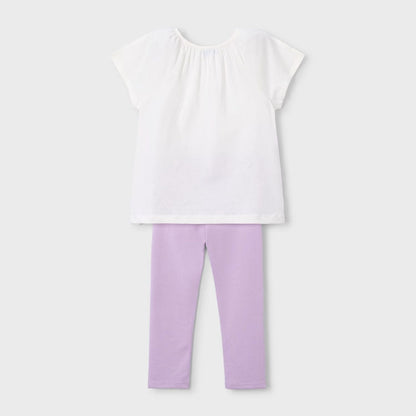 Set Legging &amp; Camiseta Floral Malva