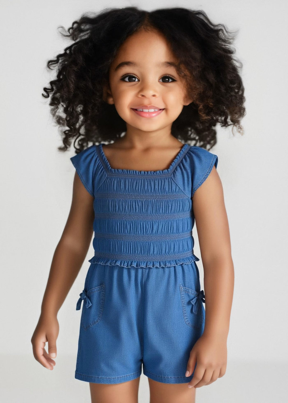 Jumpsuit Smock Corto Denim