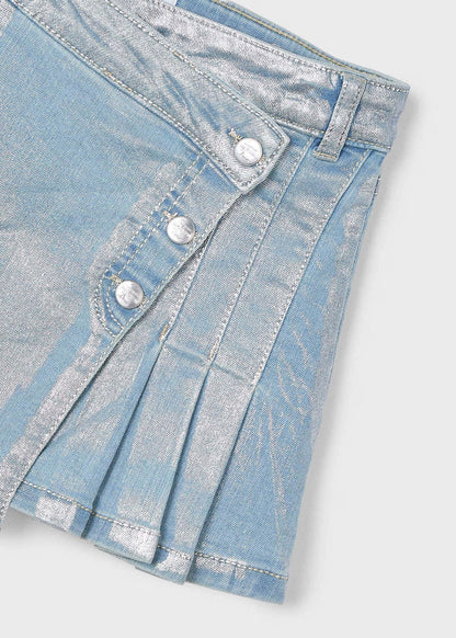 Falda Denim Bleach Foil  Tablas