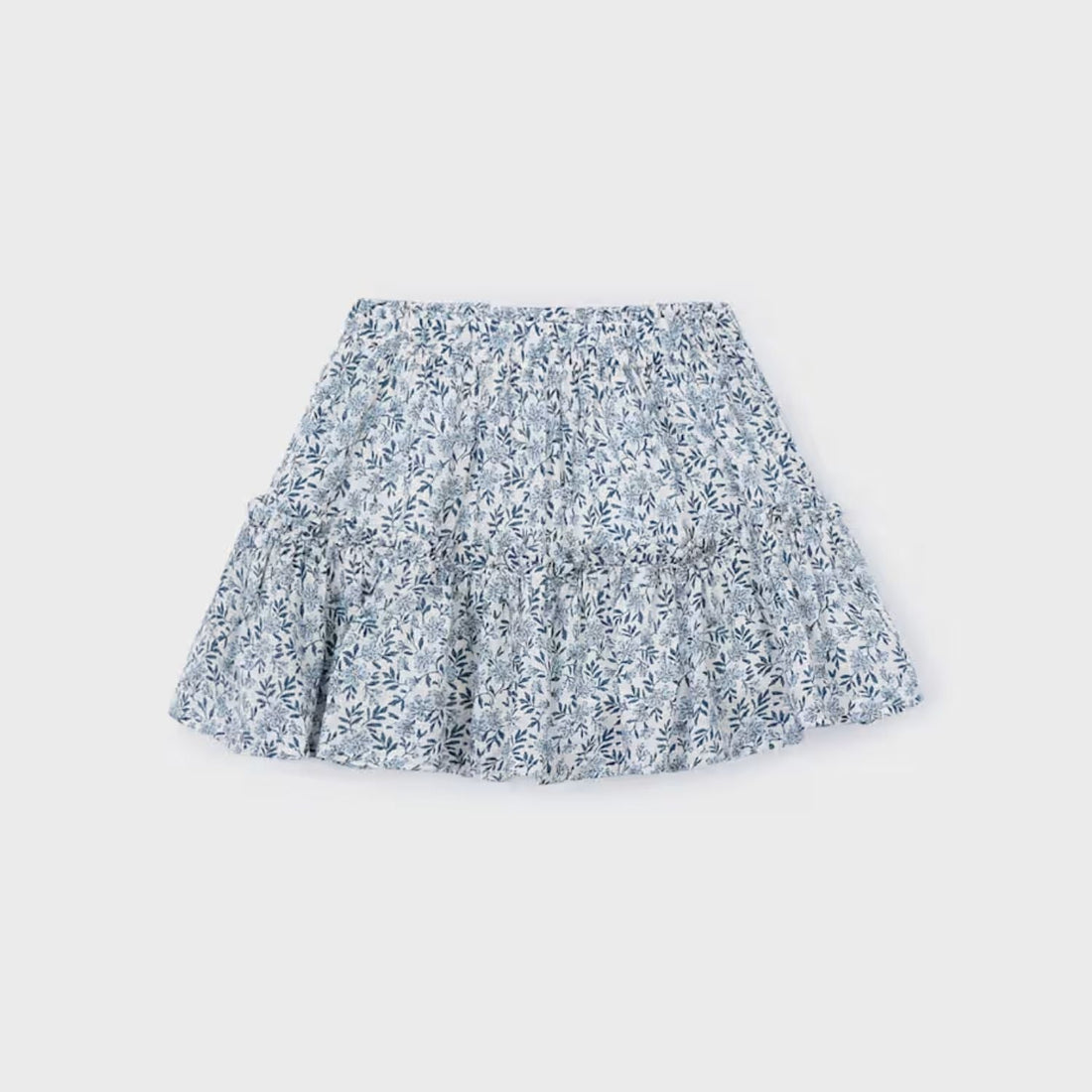 Falda Volantes Celeste