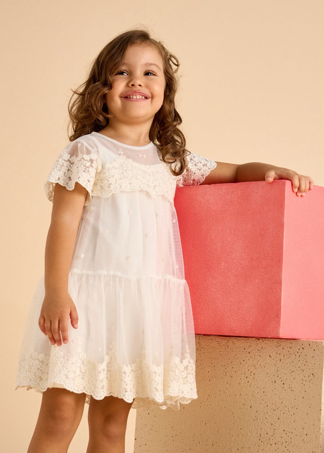 Vestido Boho Tul Bordado
