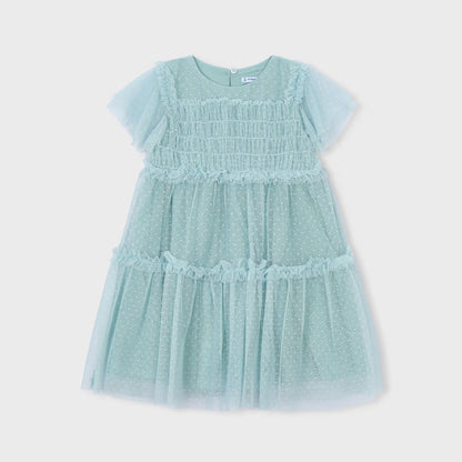 Vestido Tul Plumeti Lago