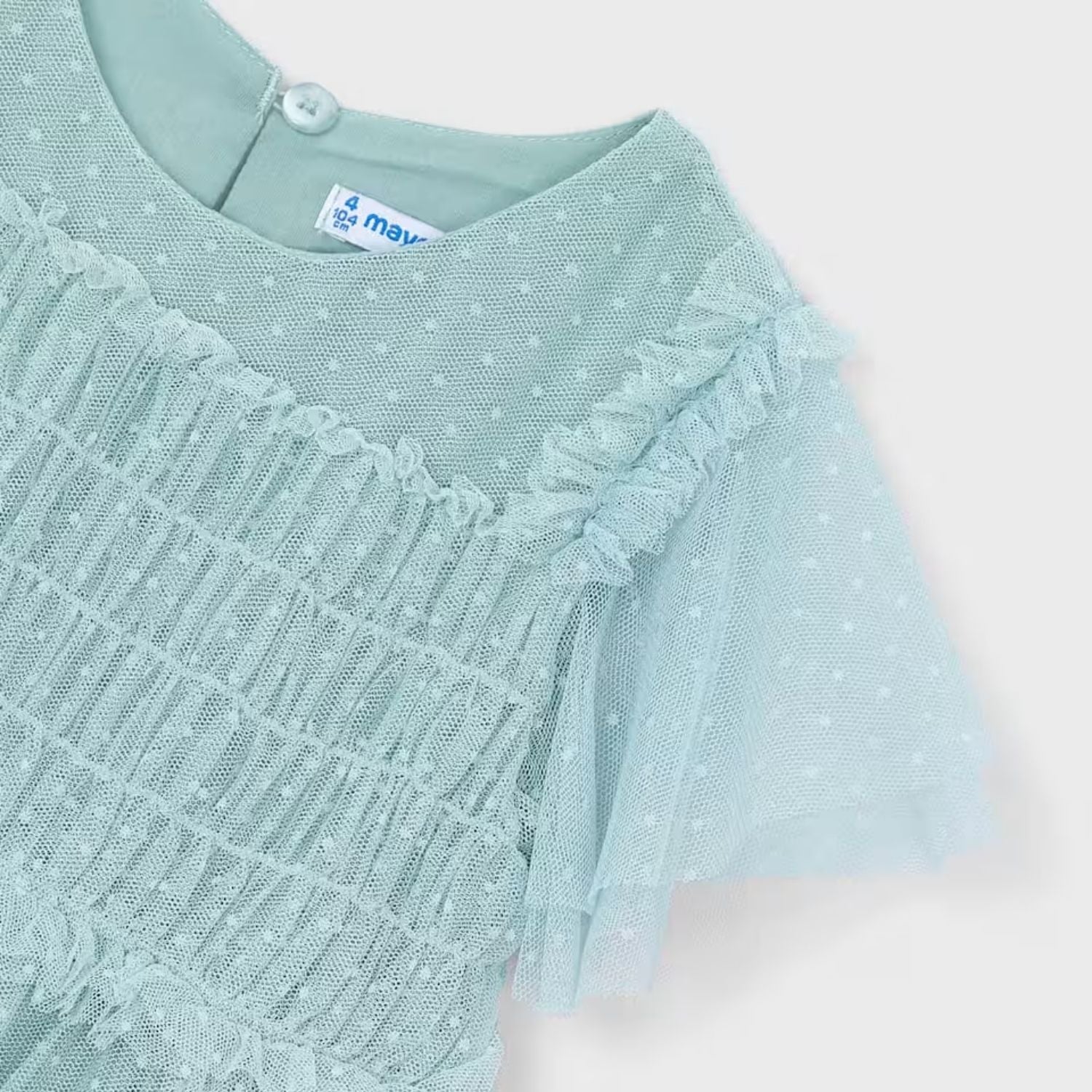 Vestido Tul Plumeti Lago