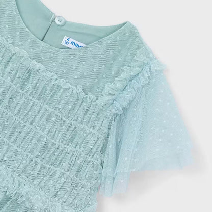Vestido Tul Plumeti Lago