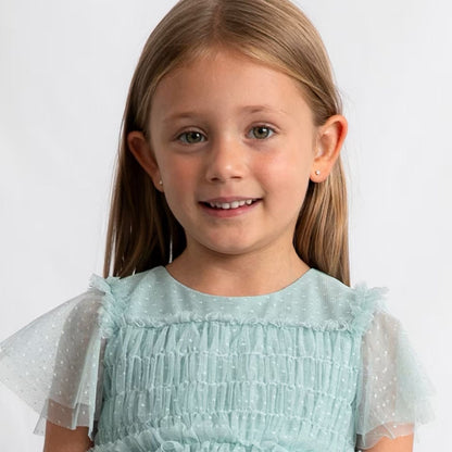 Vestido Tul Plumeti Lago