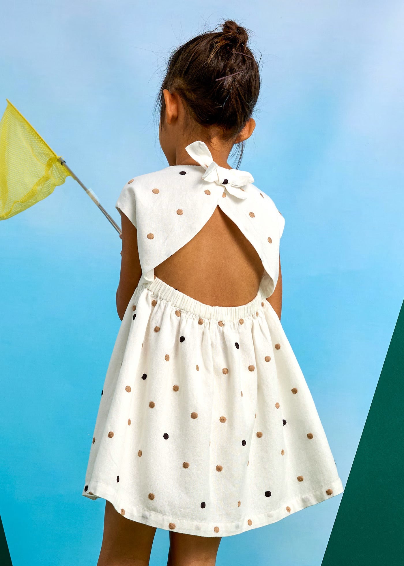 Vestido Algodón Polka Dot Toffe