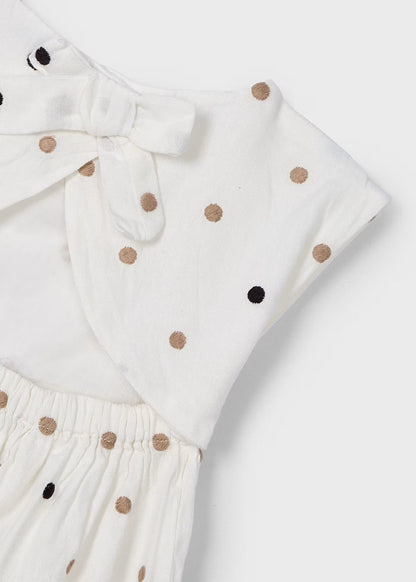 Vestido Algodón Polka Dot Toffe