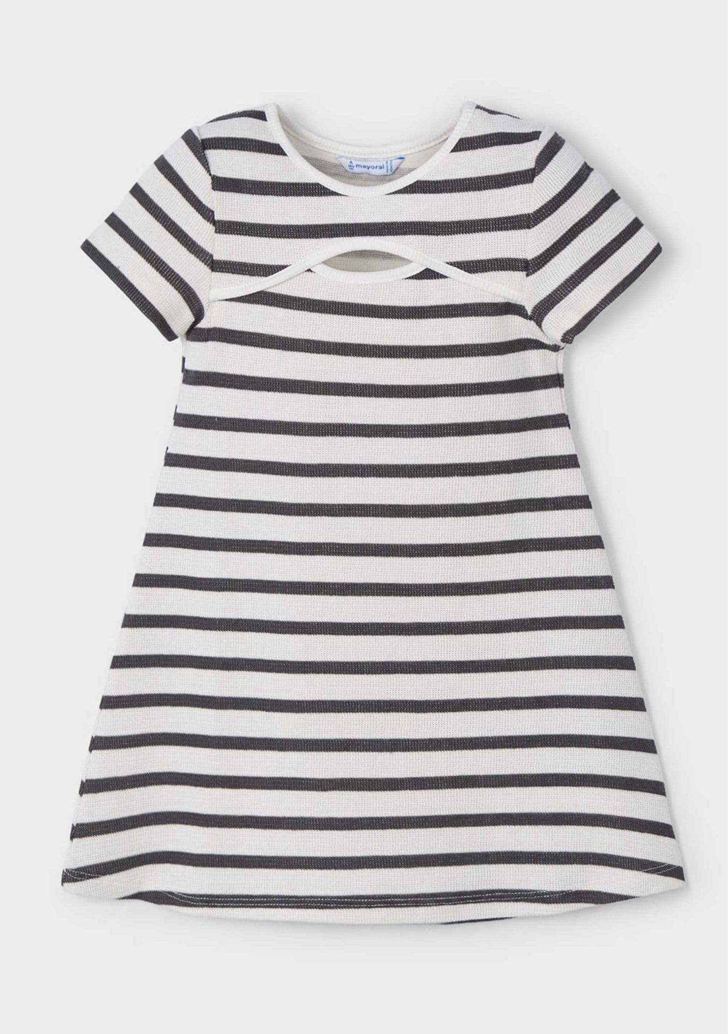 Vestido Rayas Antracita