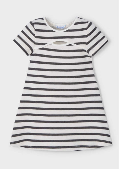 Vestido Rayas Antracita