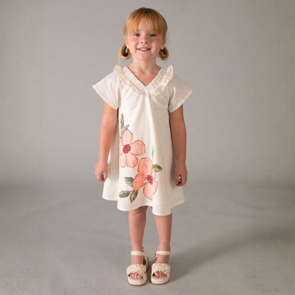 Vestido Floral Art Lino