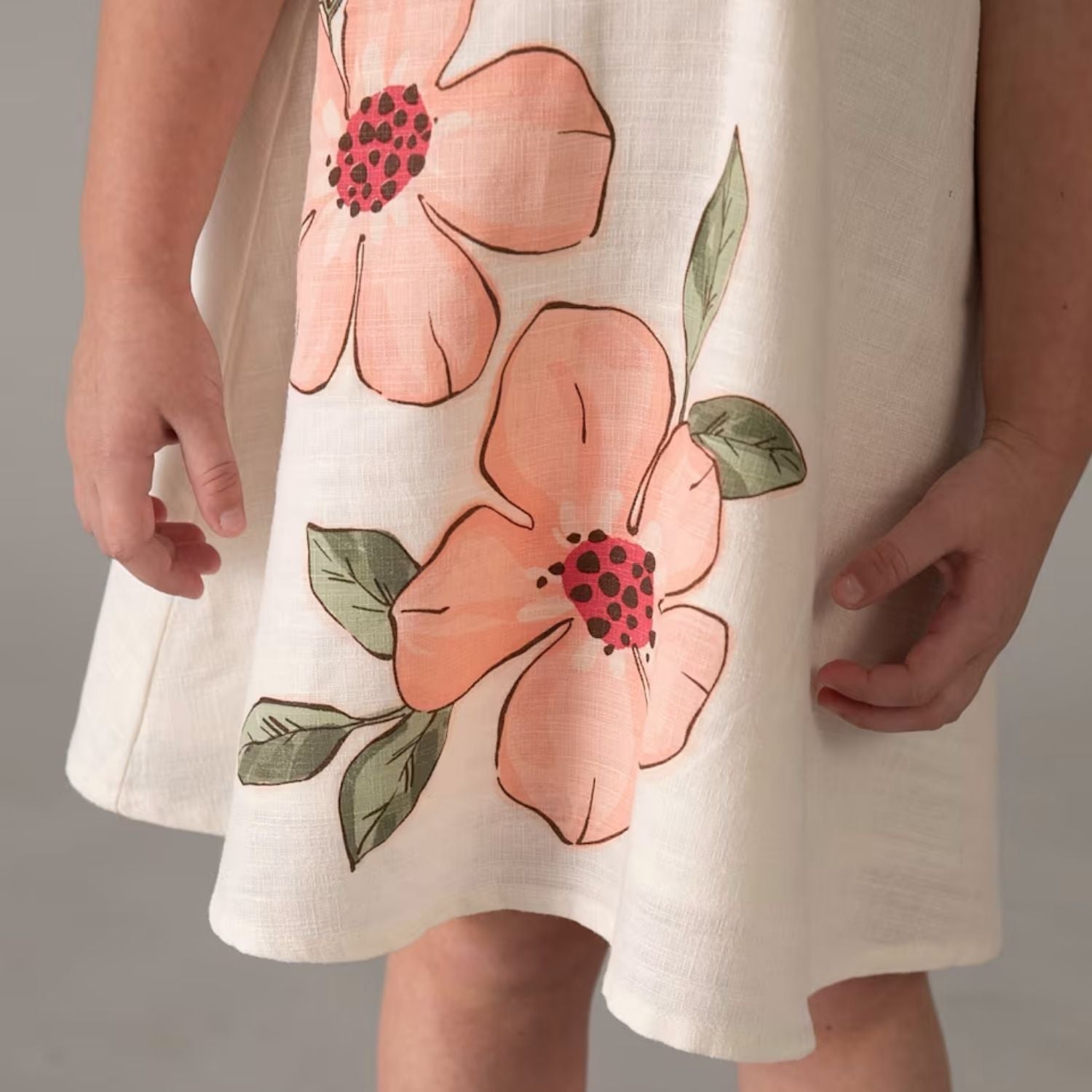 Vestido Floral Art Lino