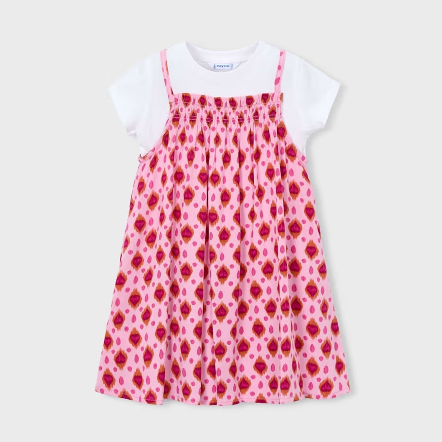 Vestido Combinado Tribal Hearts Candy