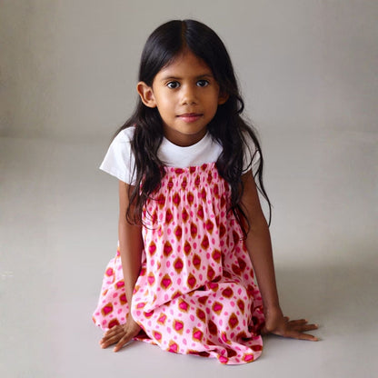 Vestido Combinado Tribal Hearts Candy