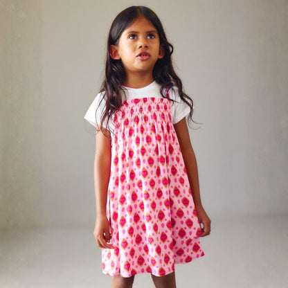 Vestido Combinado Tribal Hearts Candy