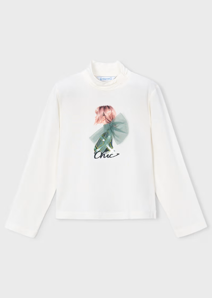 Camiseta Semicisne Chic Crudo