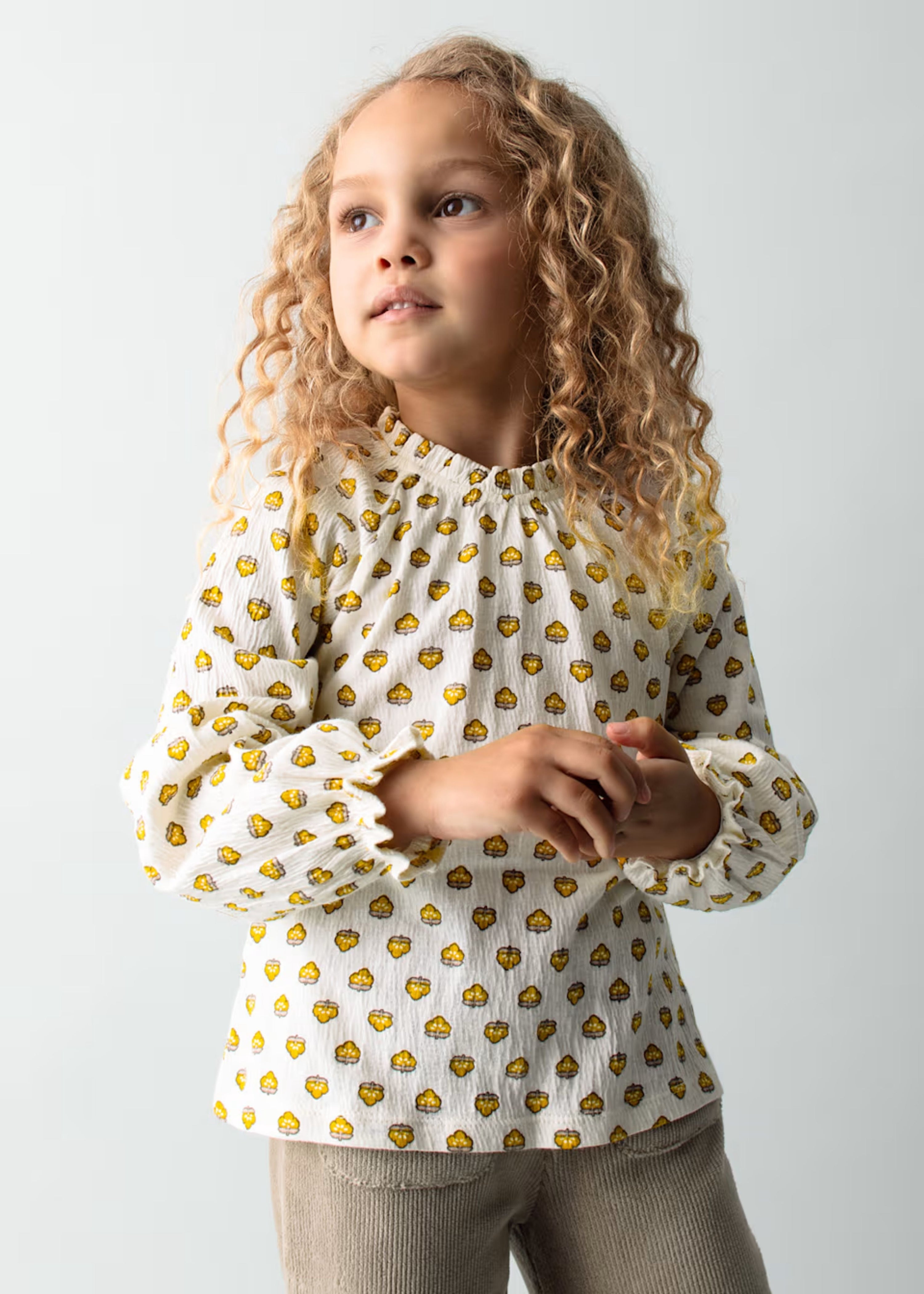 Camiseta Punto Bambula Mostaza