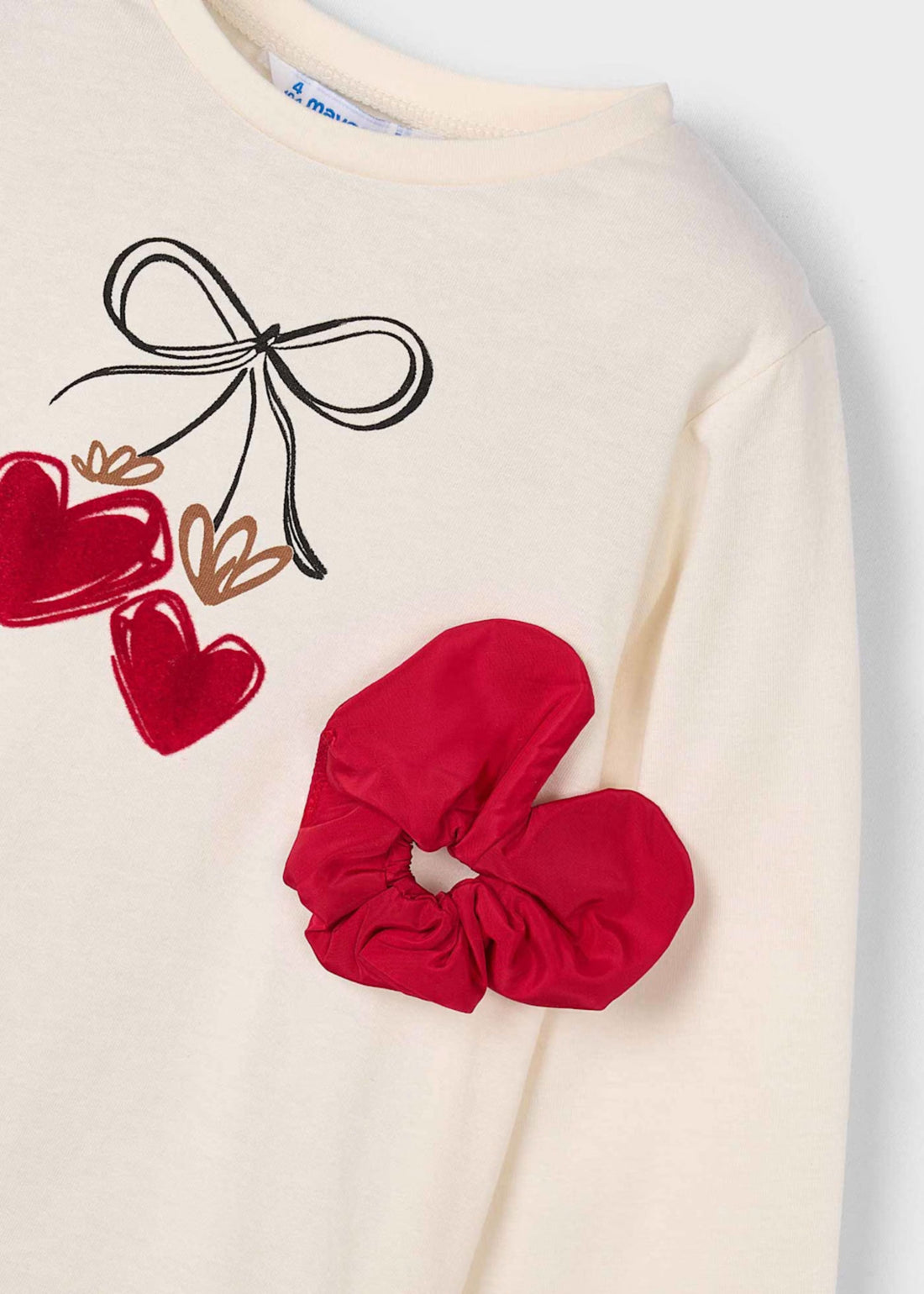 Camiseta Coletero Cherry Hearts 100% Cotton