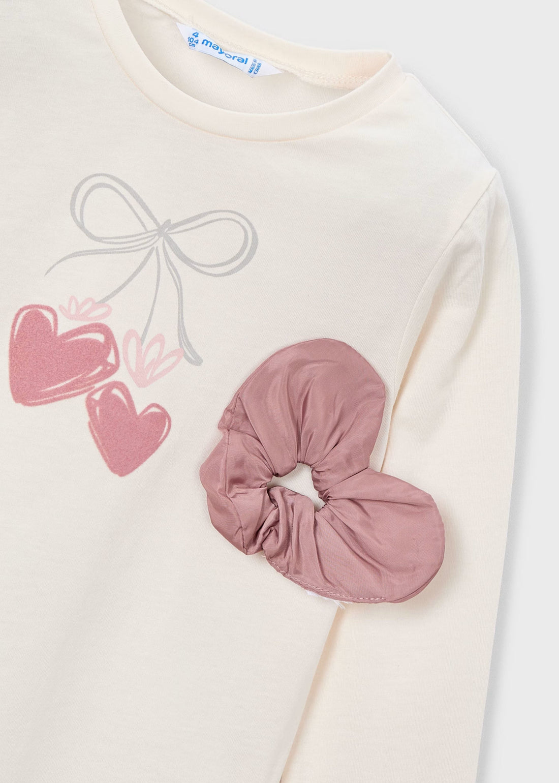Camiseta Coletero Cherry Hearts 100% Cotton