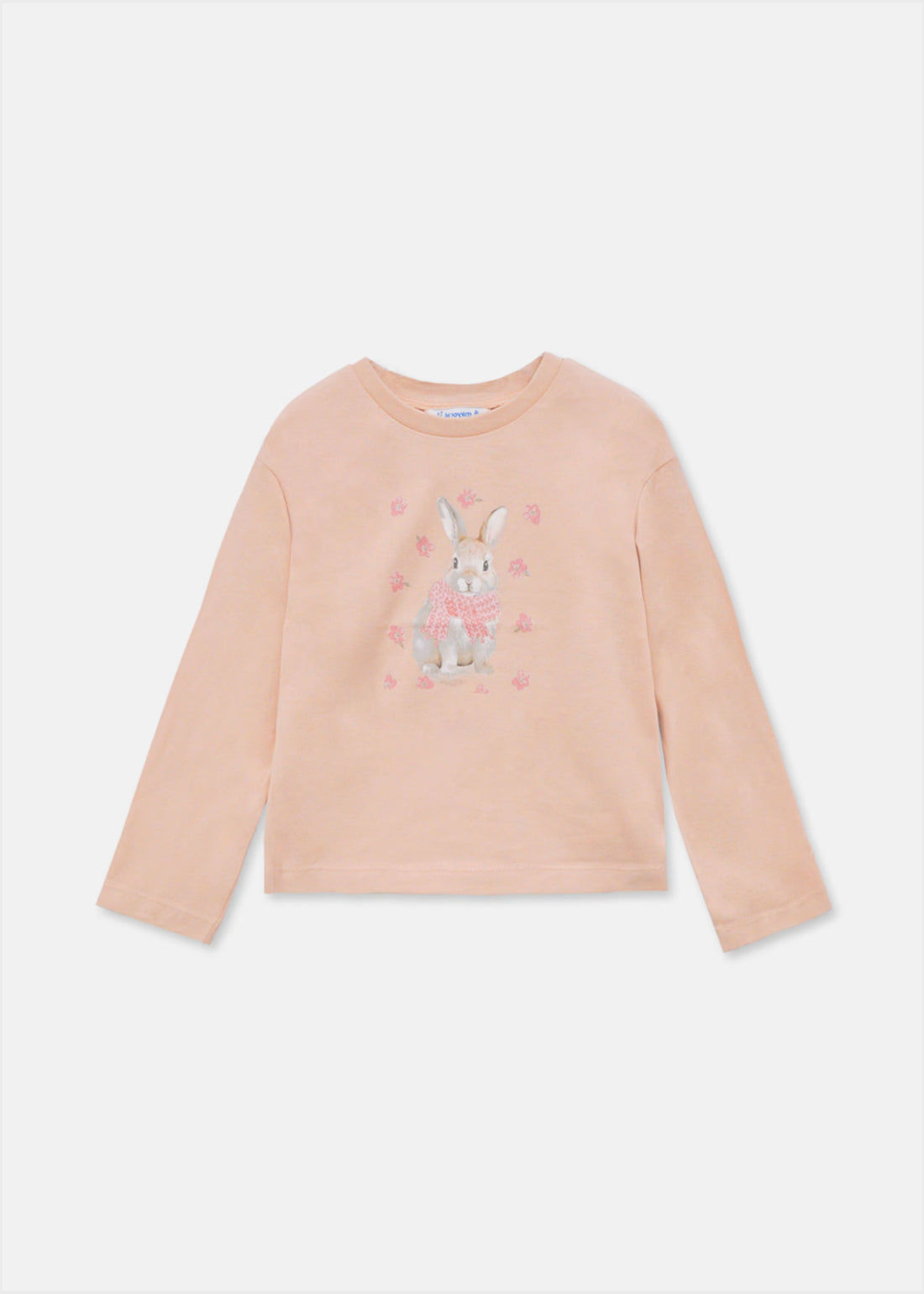 Camiseta Serigafía Bunny Rosa Pastel 100% Cotton