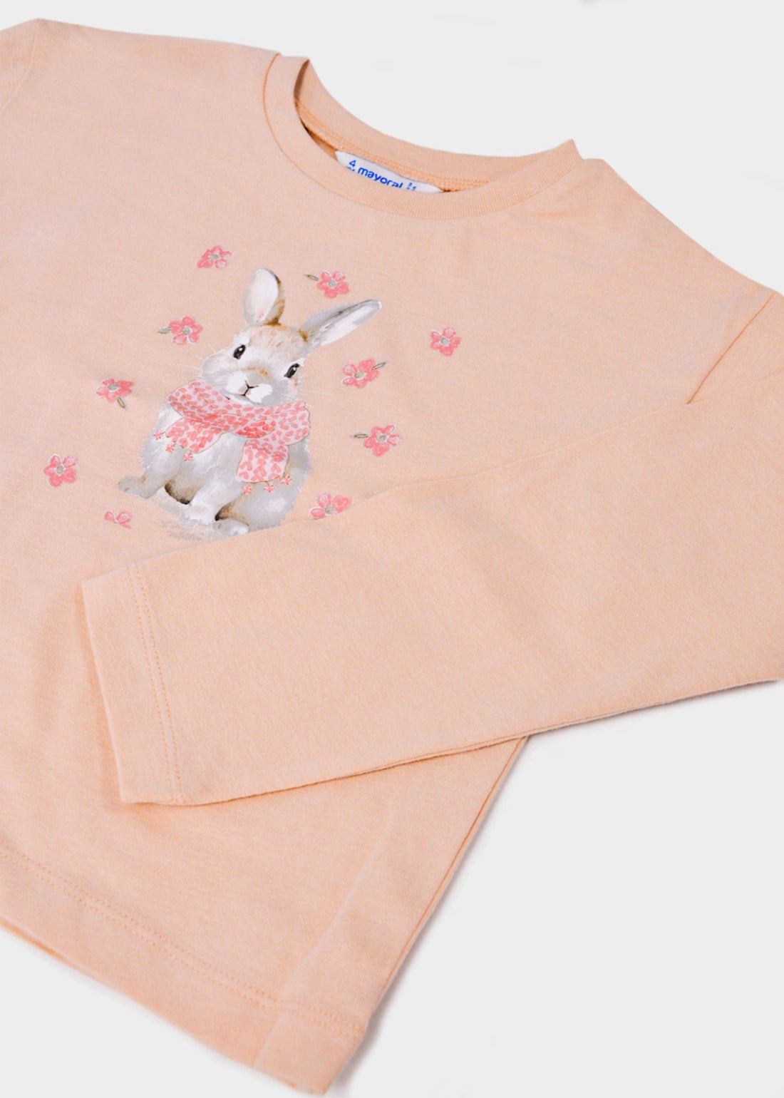 Camiseta Serigafía Bunny Rosa Pastel 100% Cotton