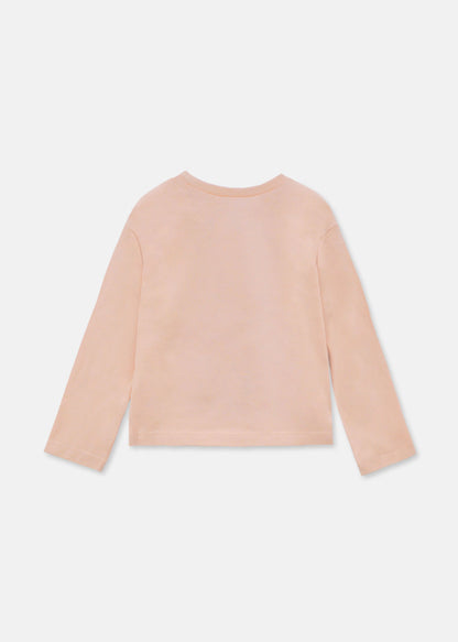 Camiseta Serigafía Bunny Rosa Pastel 100% Cotton