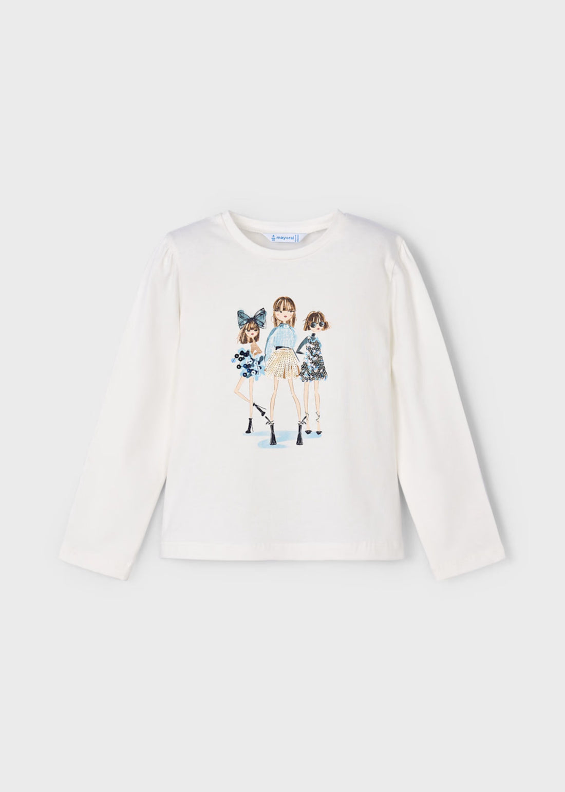 Camiseta Nata Marino Fashion Friends 100% Cotton