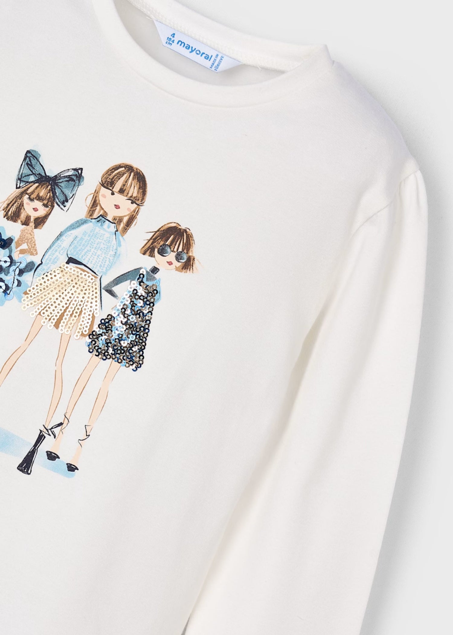 Camiseta Nata Marino Fashion Friends 100% Cotton