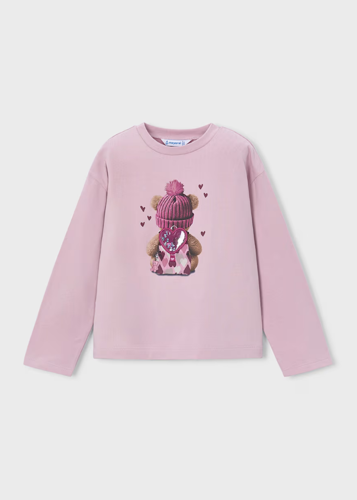 Camiseta Teddy Love Malva