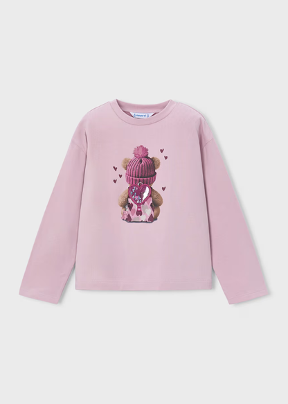 Camiseta Teddy Love Malva