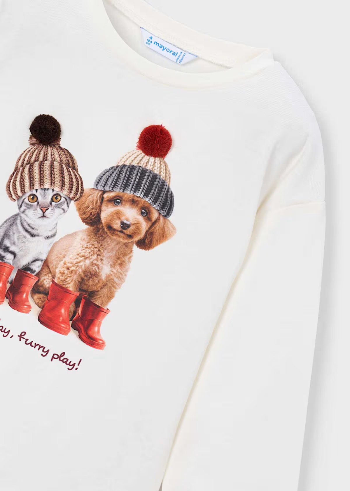 Camiseta Puppy Friends Crudo