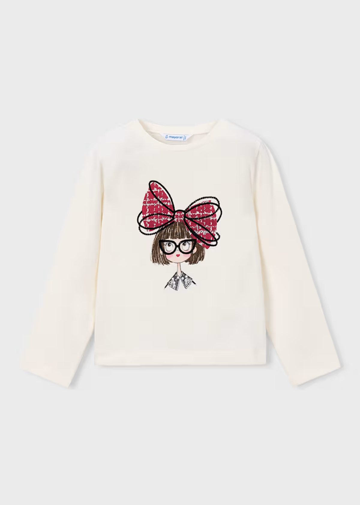 Camiseta Muñeca Lazo Crudo