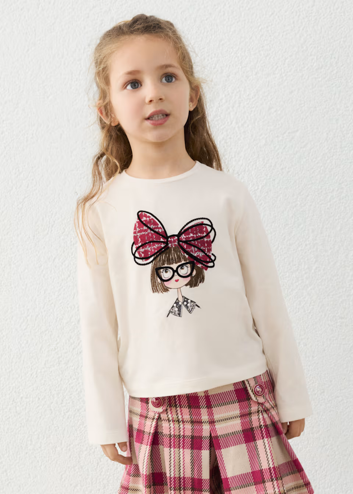 Camiseta Muñeca Lazo Crudo