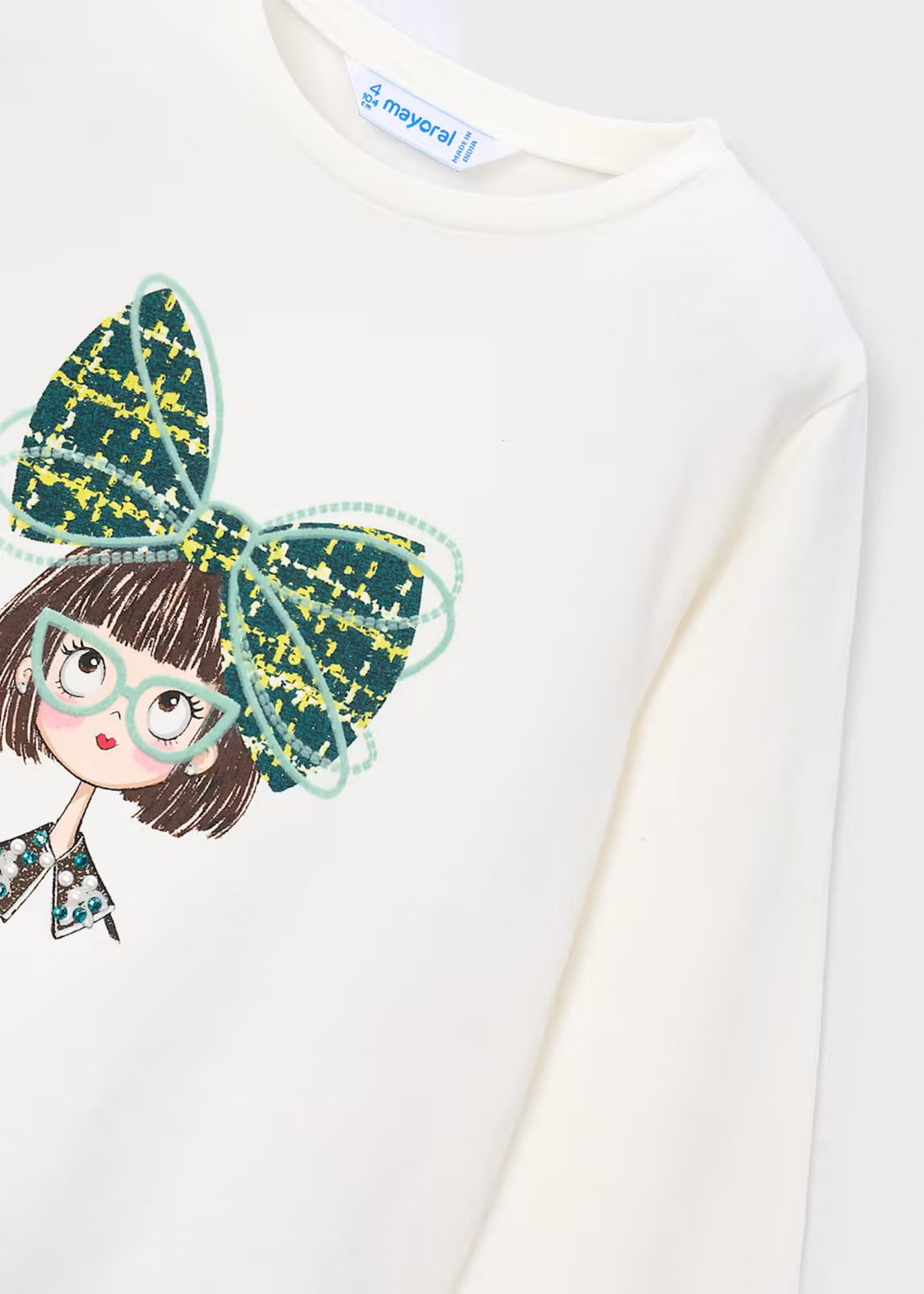 Camiseta Muñeca Lazo Crudo