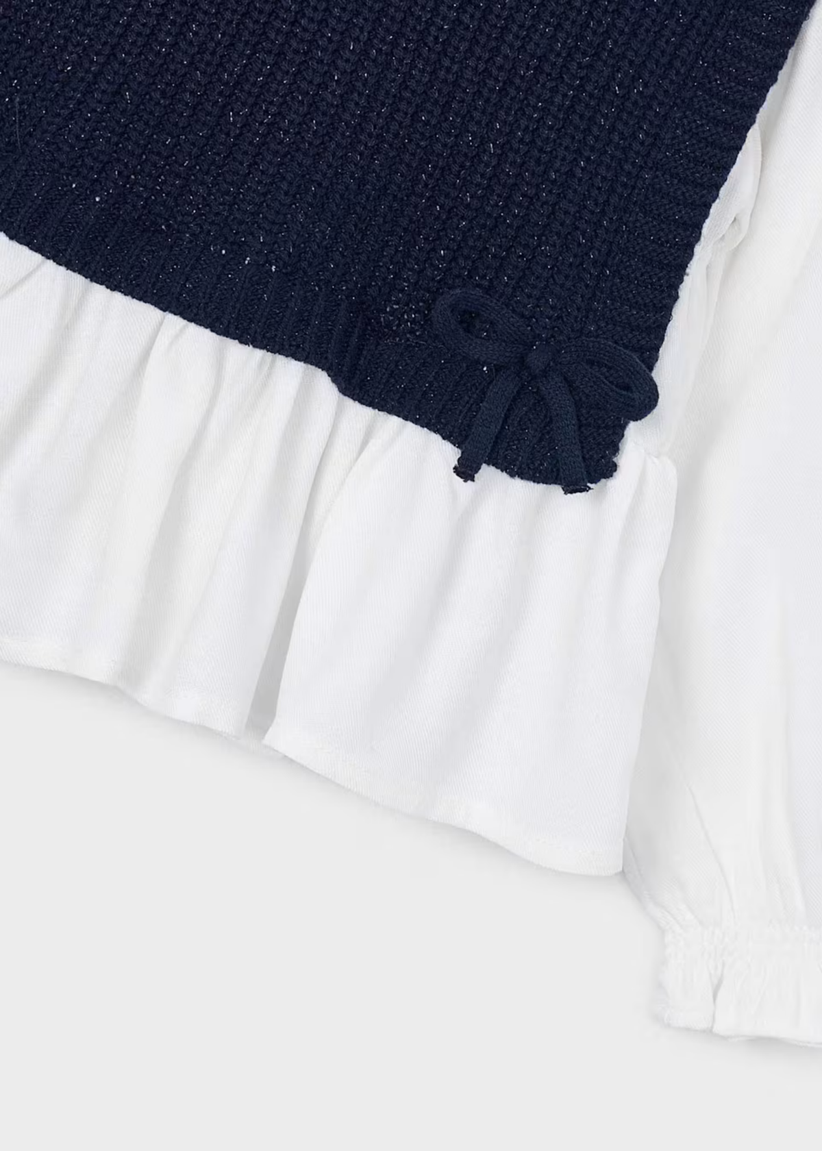Camisa | Peto Tejido Combinada Marino