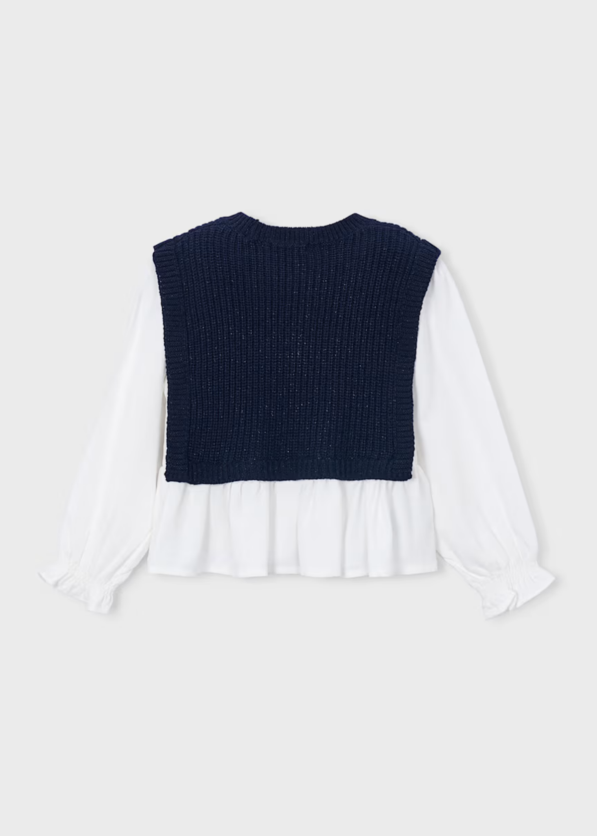 Camisa | Peto Tejido Combinada Marino